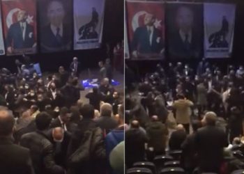 Alparslan Türkeş anmasında kavga: ‘Ülkücü grup salonu bastı’