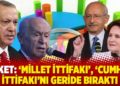 Anket: &lsquo;Millet ittifakı&rsquo;, &lsquo;cumhur ittifakı&rsquo;nı geride bıraktı