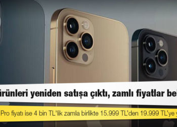 Apple ürünleri yeniden satışa çıktı, zamlı fiyatlar belli oldu