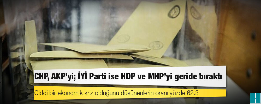 Avrasya Araştırma'dan erken seçim anketi: CHP, AKP'yi; İYİ Parti ise HDP ve MHP'yi geride bıraktı