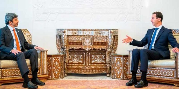 BAE'den 10 yıl sonra Suriye’ye ilk üst düzey ziyaret