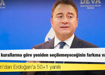 Babacan'dan Erdoğan'a 50+1 yanıtı: Mevcut kurallarına göre yeniden seçilemeyeceğinin farkına varmış