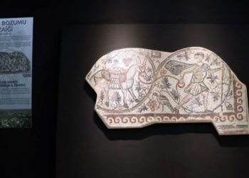 Bağ Bozumu Mozaiği, 76 eserle ilk defa sergilenecek