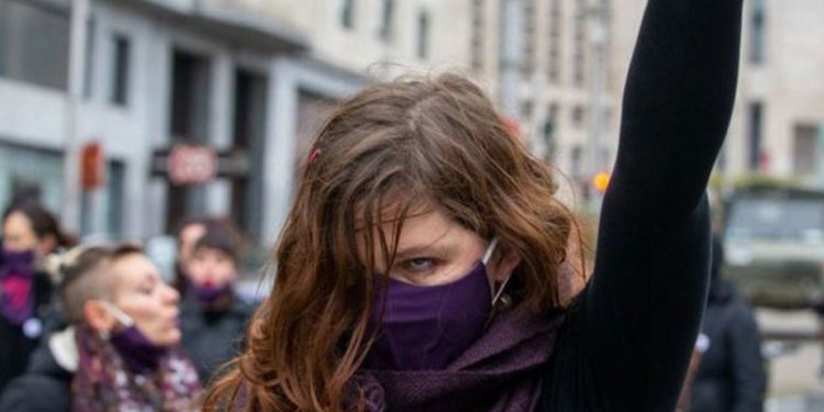 Belçika'da kadınlar 'gece hayatında cinsel saldırganlığı' protesto etti