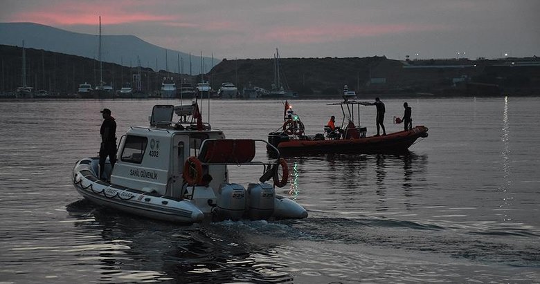 Bodrum açıklarında göçmen teknesi battı