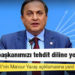 CHP'den Bahçeli'nin Mansur Yavaş açıklamasına yanıt: Belediye başkanımızı tehdit diline yedirmeyiz