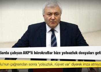 CHP’li Özkan: Bakanlıklarda çalışan AKP’li bürokratlar bize yolsuzluk dosyaları getiriyor