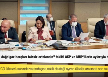 CHP’nin "elektrik ve doğalgaz borçları faizsiz ertelensin" teklifi AKP ve MHP'lilerin oylarıyla reddedildi