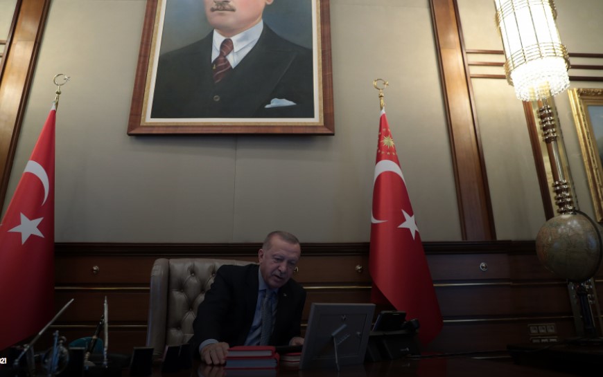 Cumhurbaşkanı Erdoğan, İsrail Cumhurbaşkanı ile görüştü