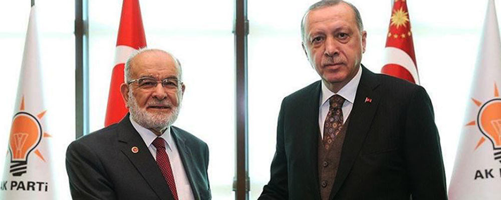 Cumhurbaşkanı Erdoğan, Saadet Partisi lideri Karamollaoğlu ile bir araya gelecek