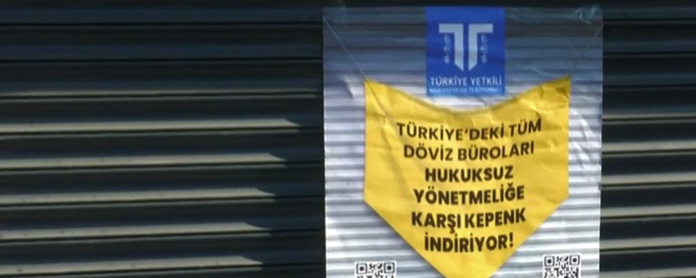 Döviz büroları kepenk indirdi