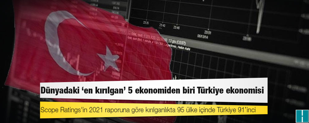 Dünyadaki "en kırılgan" 5 ekonomiden biri Türkiye ekonomisi