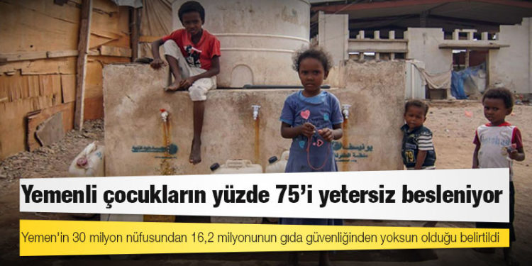 DSÖ: Yemenli çocukların yüzde 75'i yetersiz besleniyor