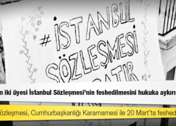 Danıştay'ın iki üyesi İstanbul Sözleşmesi’nin feshedilmesini hukuka aykırı buldu