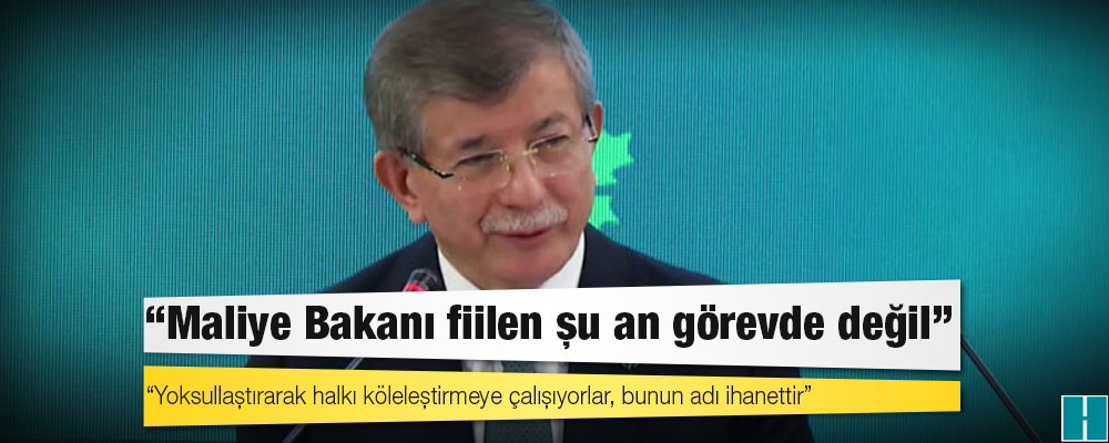 Davutoğlu: Merkez Bankası Başkanı'nın faiz indirimi sorusuna, "Mecbur kaldık" yanıtını verdiği duyumunu aldık