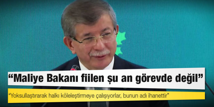 Davutoğlu: Merkez Bankası Başkanı'nın faiz indirimi sorusuna, "Mecbur kaldık" yanıtını verdiği duyumunu aldık