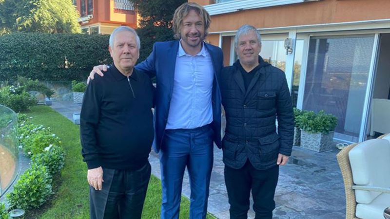 Diego Lugano'dan Aziz Yıldırım'a ziyaret