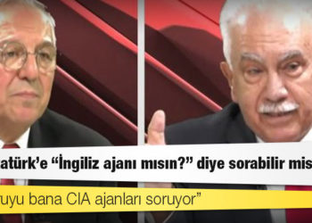 Doğu Perinçek, Mehmet Eymür sorusu üzerine yayını terk etti: Sen Atatürk'e 'İngiliz ajanı mısın?' diye sorabilir misin ya; ABD'nin aleti oluyorsunuz