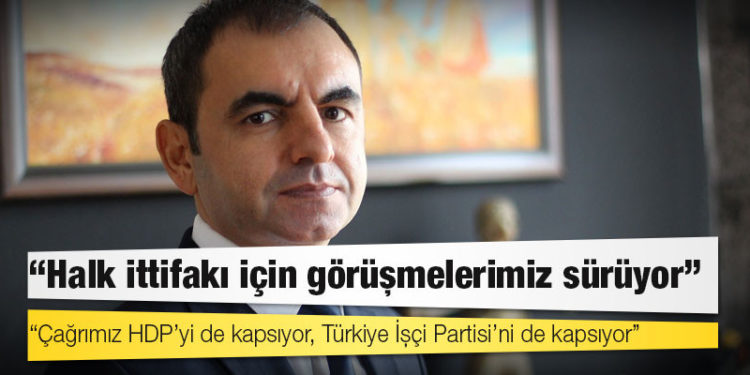 EMEP Genel Başkanı Akdeniz: Halk ittifakı için görüşmelerimiz sürüyor