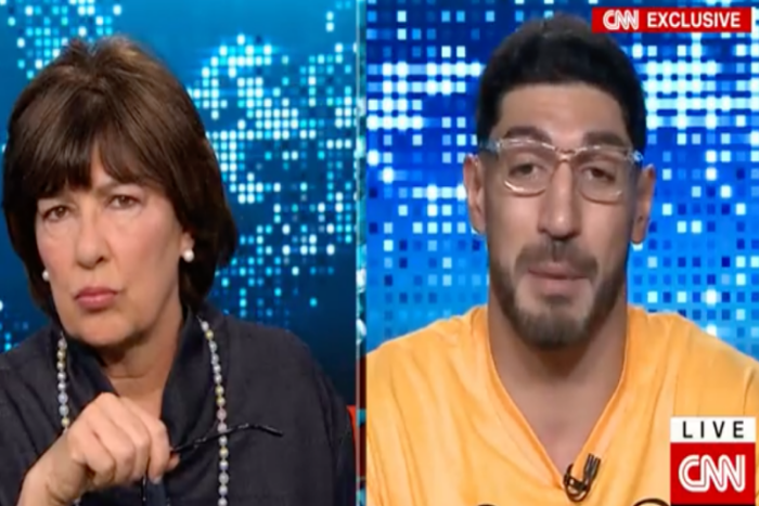 Enes Kanter, Amanpour’a konuştu: Ben sadece adalet ve özgürlükten yanayım