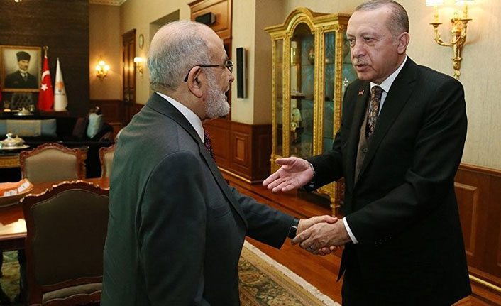 Erdoğan’la görüşme sonrası Karamollaoğlu: ‘Çok dostane, güzel bir görüşme oldu’