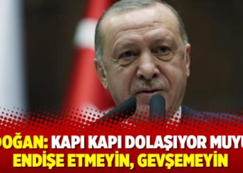 Erdoğan: Kapı kapı dolaşıyor muyuz? Endişe etmeyin, gevşemeyin