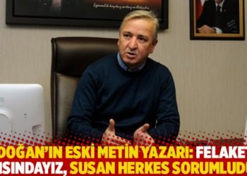 Erdoğan'ın eski metin yazarı: Felaketin kıyısındayız, susan herkes sorumludur!