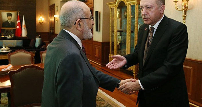 Erdoğan’la görüşme sonrası Karamollaoğlu: ‘Çok dostane, güzel bir görüşme oldu’