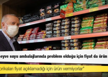 Erdoğan’ın, ‘Bolluk bereket var’ dediği market rafları sallantıda