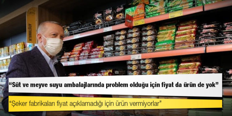 Erdoğan’ın, ‘Bolluk bereket var’ dediği market rafları sallantıda