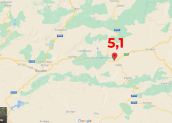 Erzurum’da 5,1 büyüklüğünde deprem