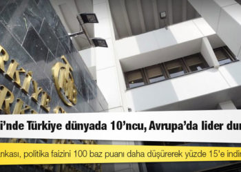 Faiz Ligi: Türkiye dünyada 10’uncu, Avrupa’da lider