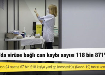 Fransa'da Kovid-19 nedeniyle ölenlerin sayısı 118 bin 871'e yükseldi
