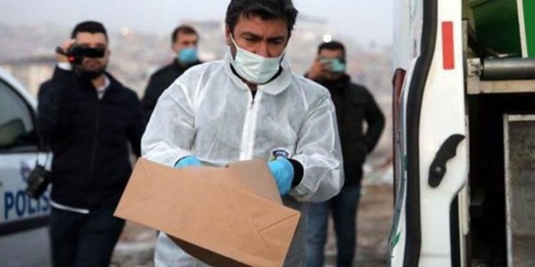 Gaziantep'te kadın çantası içerisinde cenin bulundu