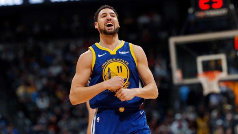 Golden State Warriors'ta Klay Thompson, parkelere dönüyor