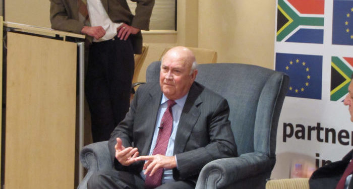 Güney Afrika’nın son beyaz devlet başkanı öldü