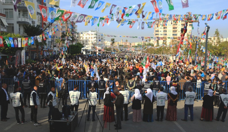 HDP’nin Mersin mitingine büyük ilgi: Biz değiştireceğiz bu bozuk düzeni