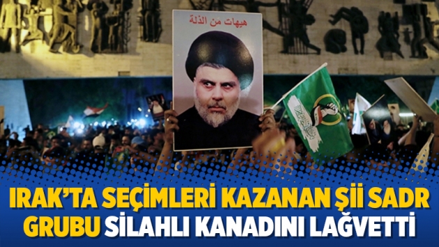 Irak'ta seçimleri kazanan Şii Sadr grubu silahlı kanadını lağvetti