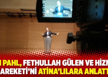 Jon Pahl, Fethullah G&uuml;len ve Hizmet Hareketi&rsquo;ni Atina&rsquo;lılara anlattı