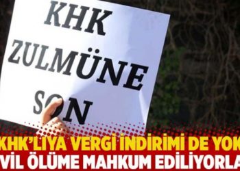 KHK'lıya vergi indirimi de yok: 'Sivil &ouml;l&uuml;me mahkum ediliyorlar'