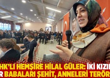 KHK&rsquo;lı hemşire Hilal G&uuml;ler: İki kızım var babaları şehit, anneleri ter&ouml;rist