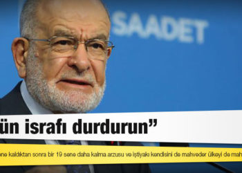 Karamollaoğlu'ndan iktidara acil çağrı: Bütün israfı durdurun