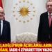 Karamollaoğlu'nun açıklamalarına üzülen Erdoğan, iade-i ziyaretten vazgeçmiş