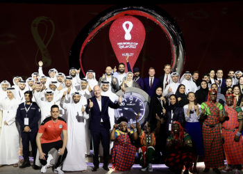 Katar'da, 2022 FIFA Dünya Kupası geri sayım saati açıldı