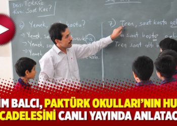 Kerim Balcı, PakT&uuml;rk Okulları&rsquo;nın hukuk m&uuml;cadelesini canlı yayında anlatacak