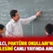 Kerim Balcı, PakT&uuml;rk Okulları&rsquo;nın hukuk m&uuml;cadelesini canlı yayında anlatacak