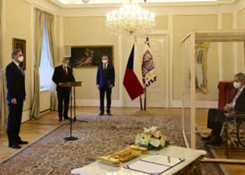 Korona günlerinde yemin töreni