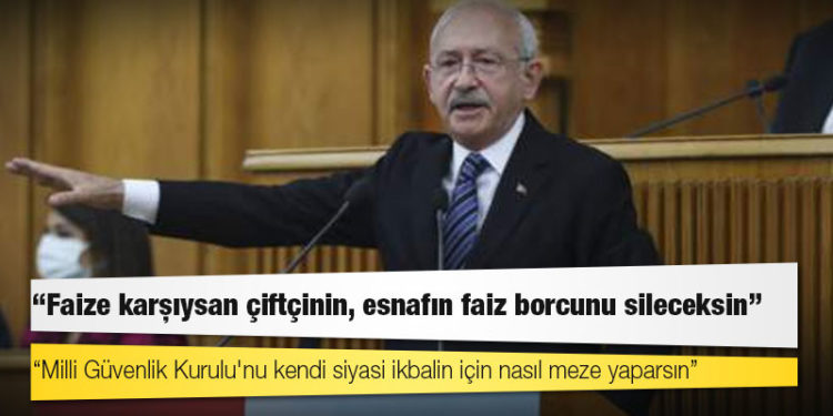 Kılıçdaroğlu Erdoğan'a seslendi: Faize karşıysan çiftçinin, esnafın faiz borcunu sileceksin