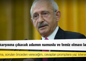 Kılıçdaroğlu'ndan Erdoğan'a: Çık karşıma, soruları önceden vereceğim, cevapları promptera yaz istersen