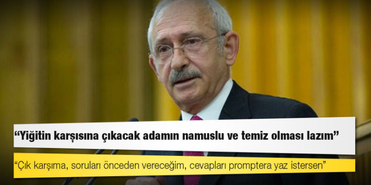 Kılıçdaroğlu'ndan Erdoğan'a: Çık karşıma, soruları önceden vereceğim, cevapları promptera yaz istersen